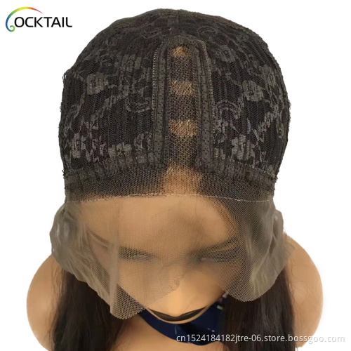 synthetic hair wigs highlights, bright color rainbow lace front wig
